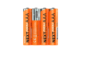 Wiederaufladbare AAA-Batterien mit USB-C - 4er-Pack